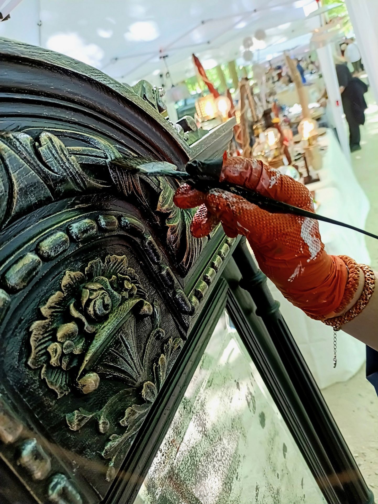 Like fred en action au pinceau