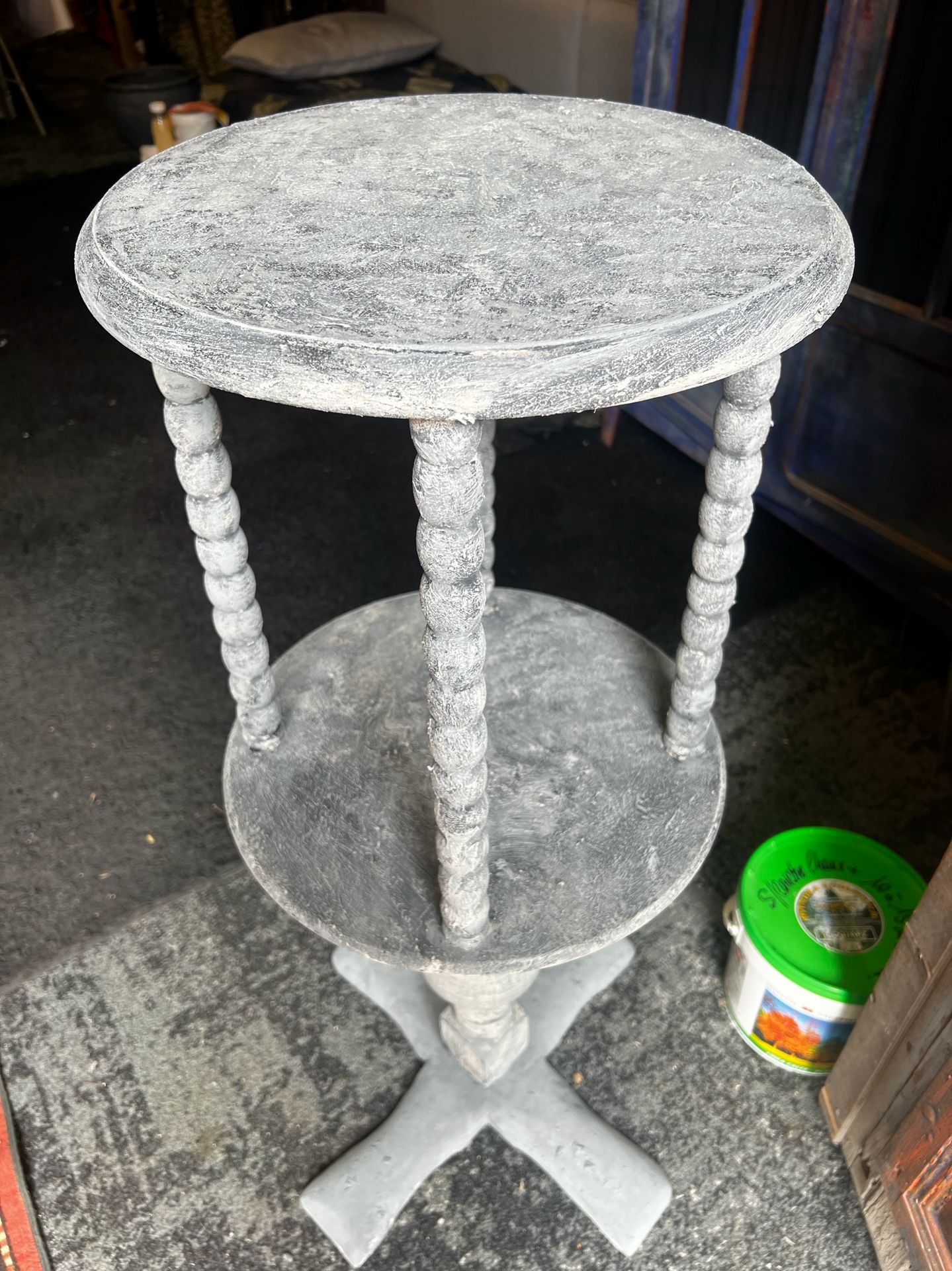 table salon effet matière